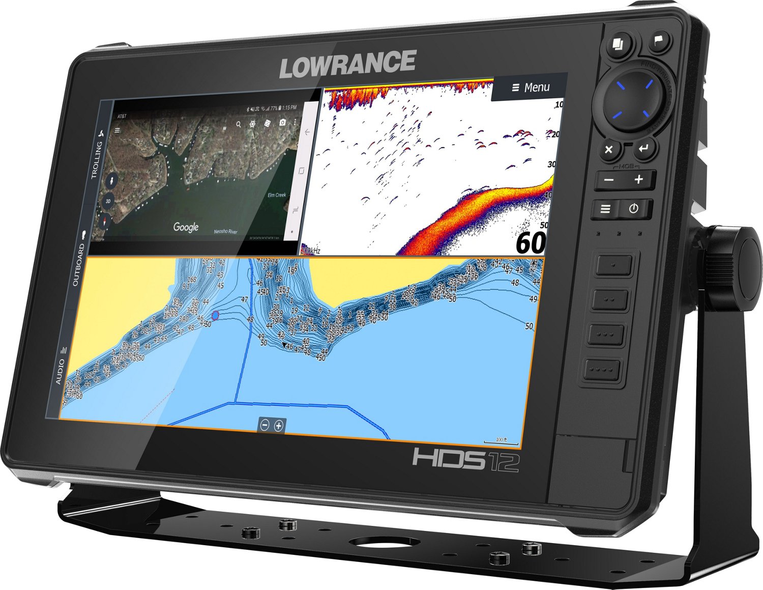 Lowrance HDS LIVE 12 in GPS Fishfinder with Active Imaging 3-in-1 | Academy