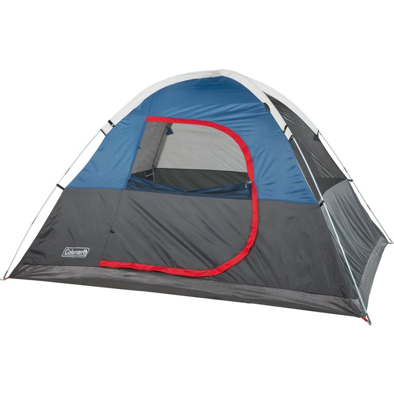 Person Dome Tent GrayBlue Coleman Elite Sundome 6 Person Tent