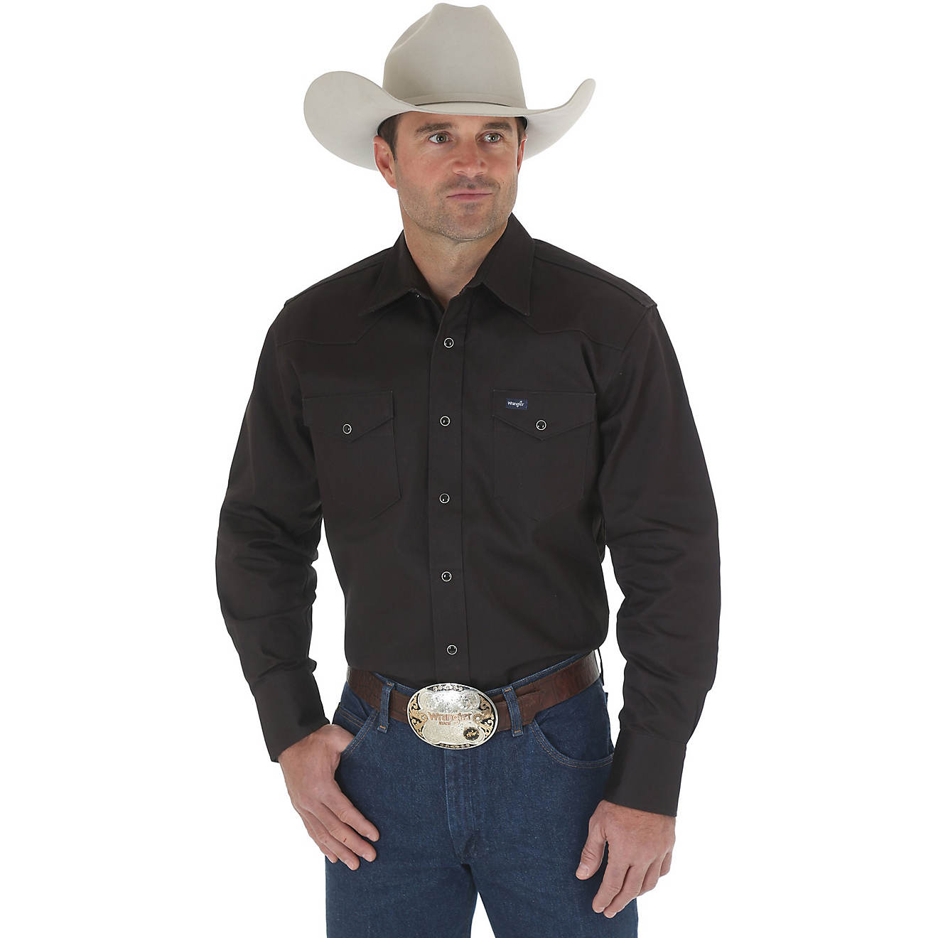 Wrangler Men's Cowboy Cut Long Sleeve Shirt                                                                                      - view number 1