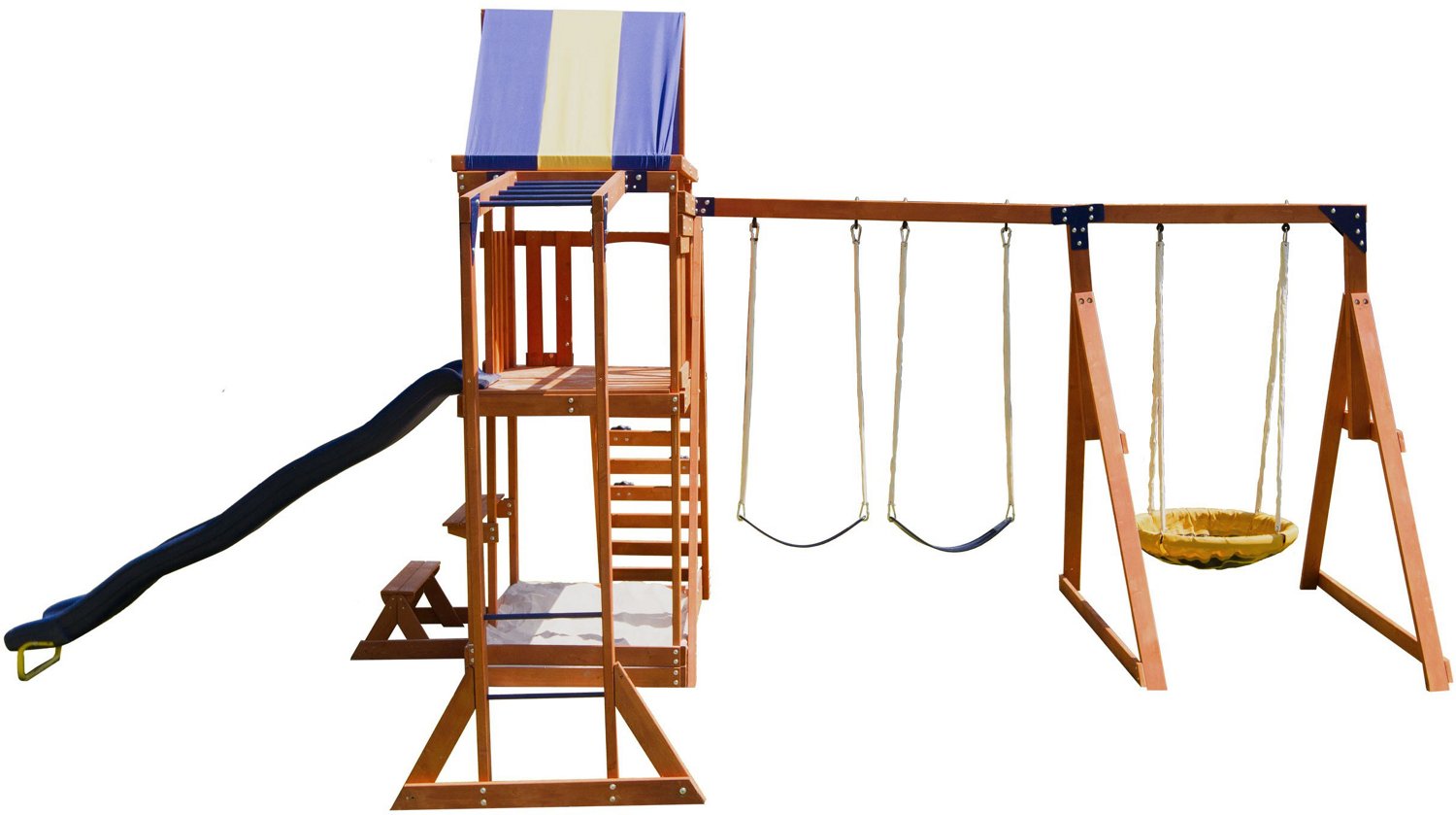 academy wooden swing sets