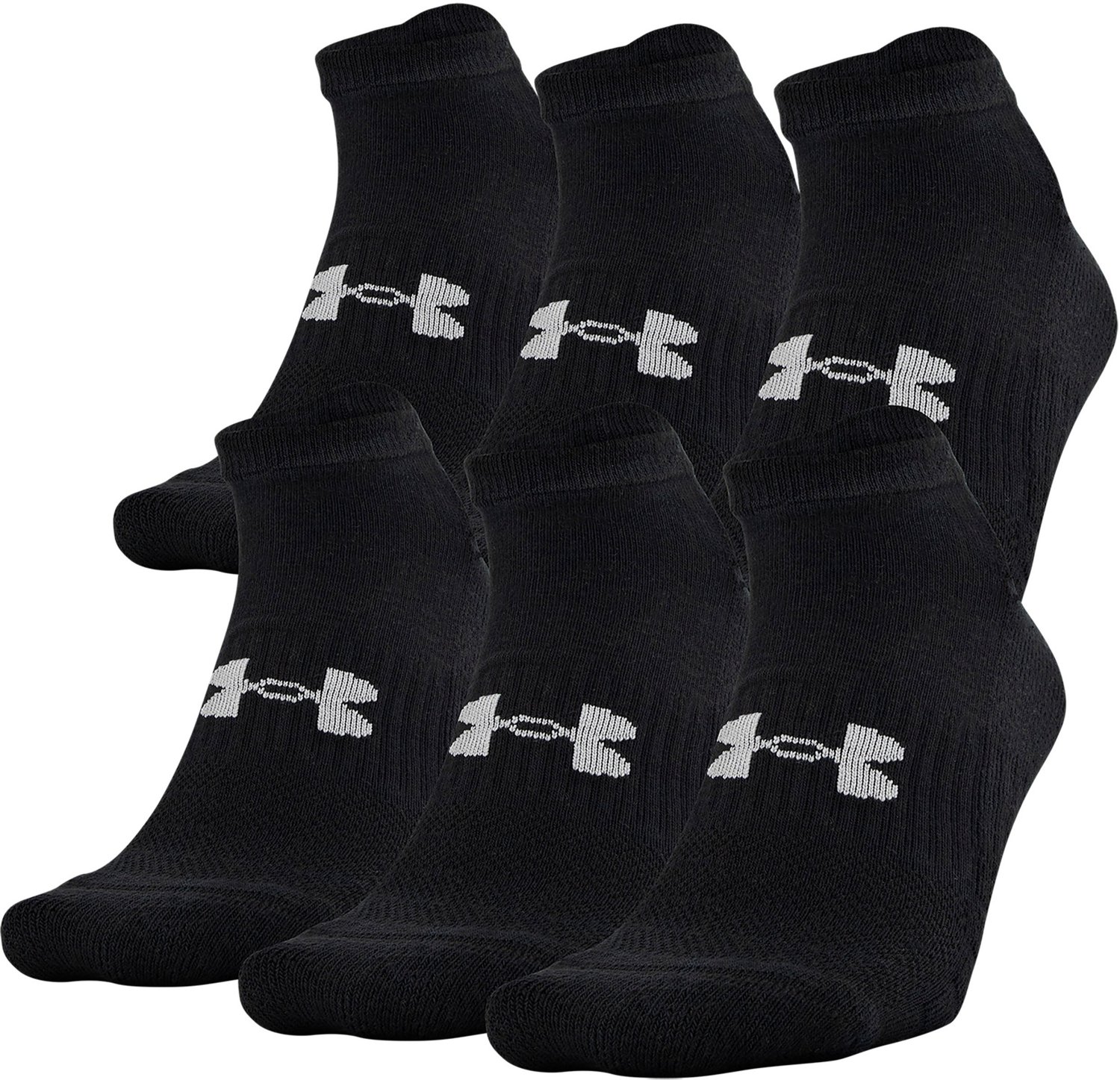 Under Armour Training No Show Socks 6 Pack | Academy