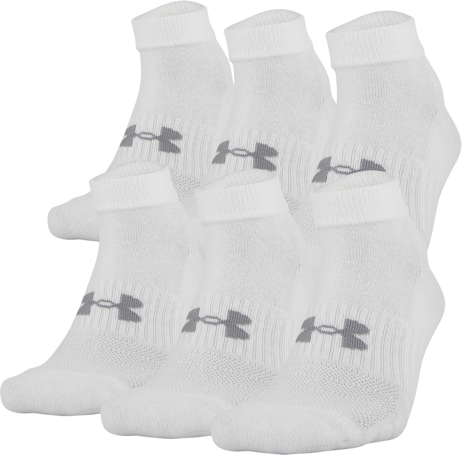 Under Armour Training Low Cut Socks 6 Pack Academy