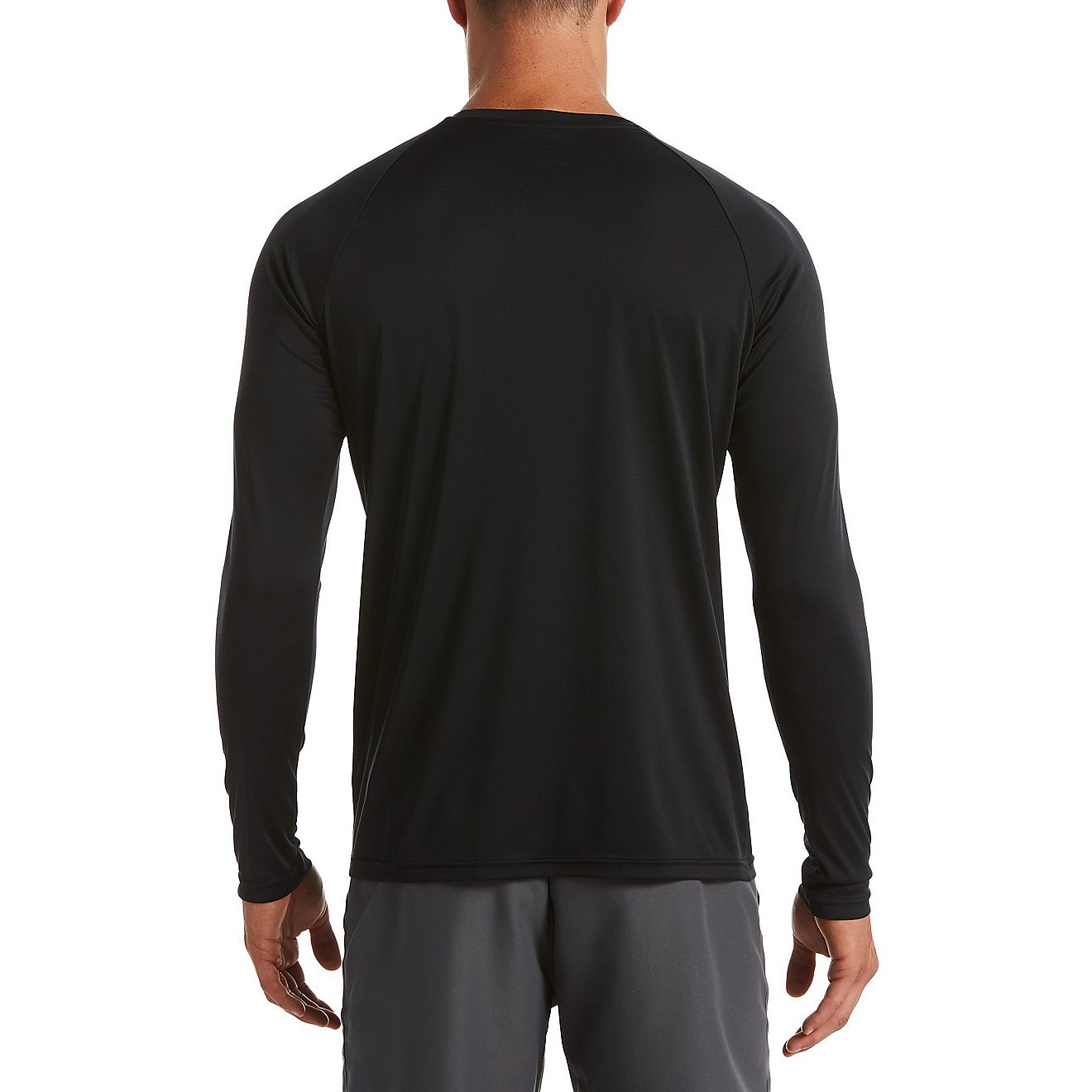 Nike Men's Essential Long Sleeve Hydroguard Rash Guard                                                                           - view number 2