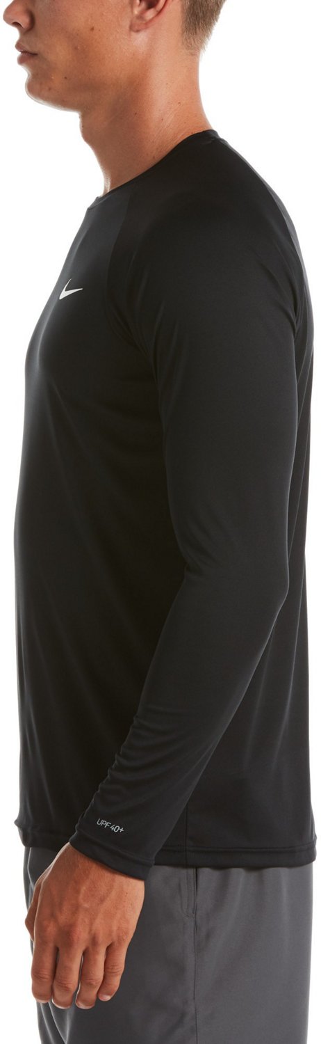 nike men's essential long sleeve hydro rash guard