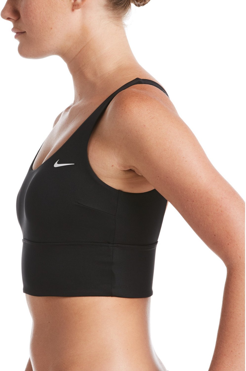 Nike Womens Essential Scoop Neck Midkini Swim Top Academy 2015