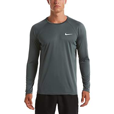 Nike Men's Essential Long Sleeve Hydroguard Rash Guard                                                                          