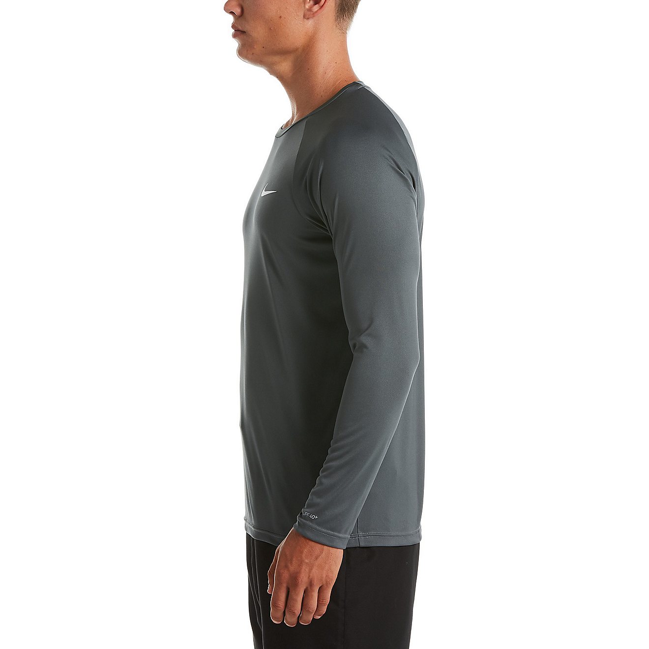 Nike Men's Essential Long Sleeve Hydroguard Rash Guard                                                                           - view number 3