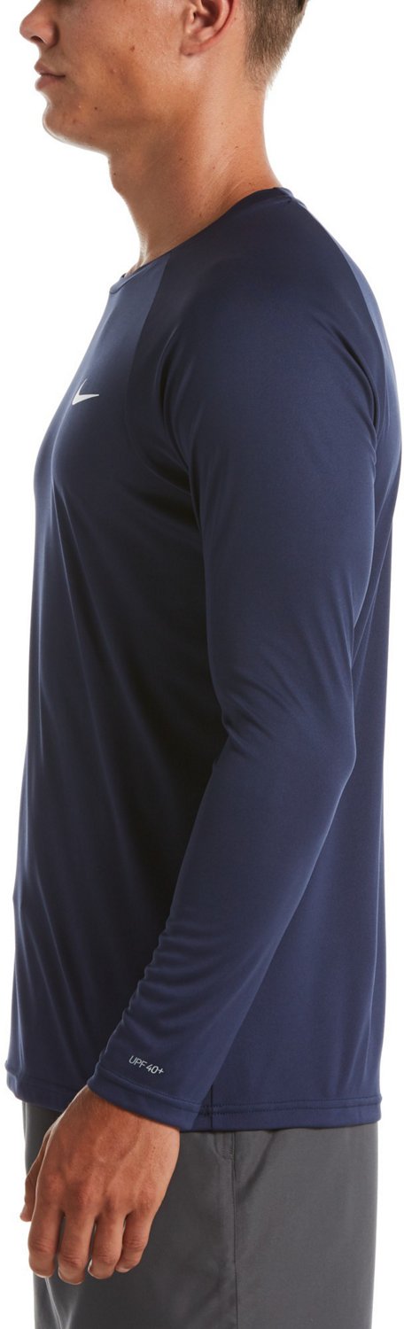 nike men's essential long sleeve hydro rash guard