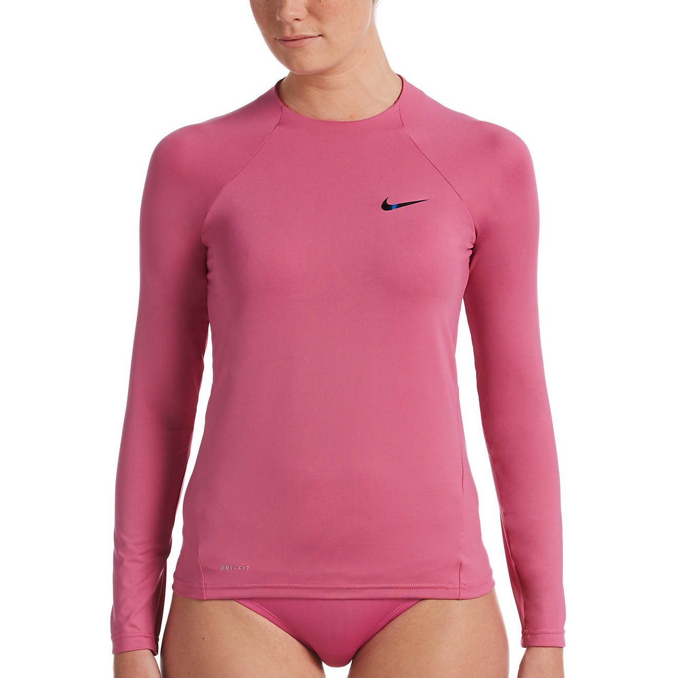 Nike Women's Essential Long Sleeve Hydroguard Rash Guard                                                                         - view number 1