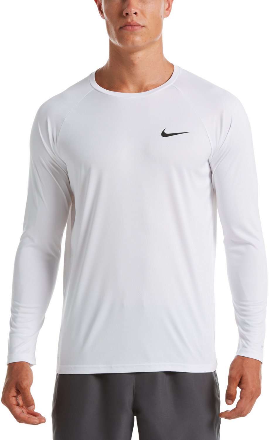 nike men's essential long sleeve hydro rash guard