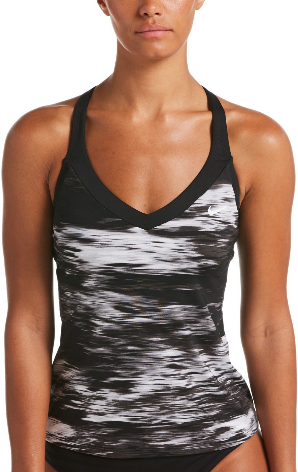 Nike Women's Blur V-neck Tankini Swim Top | Academy