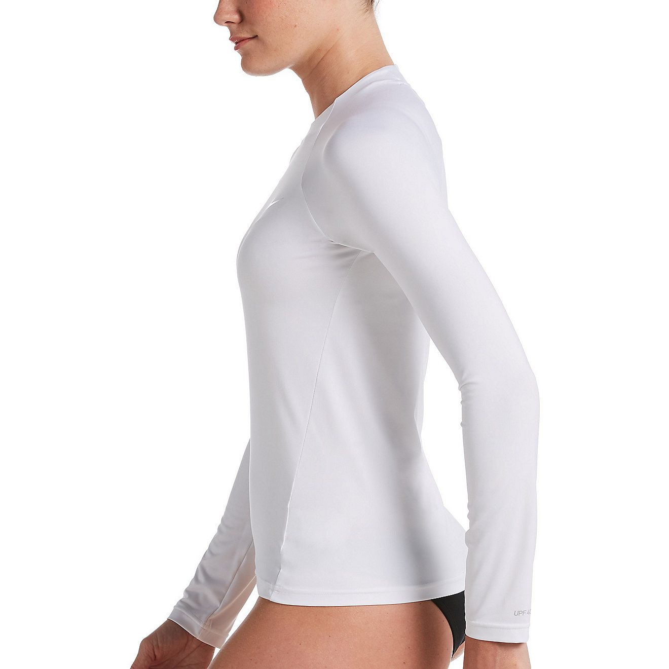 Nike Women's Essential Long Sleeve Hydroguard Rash Guard                                                                         - view number 3