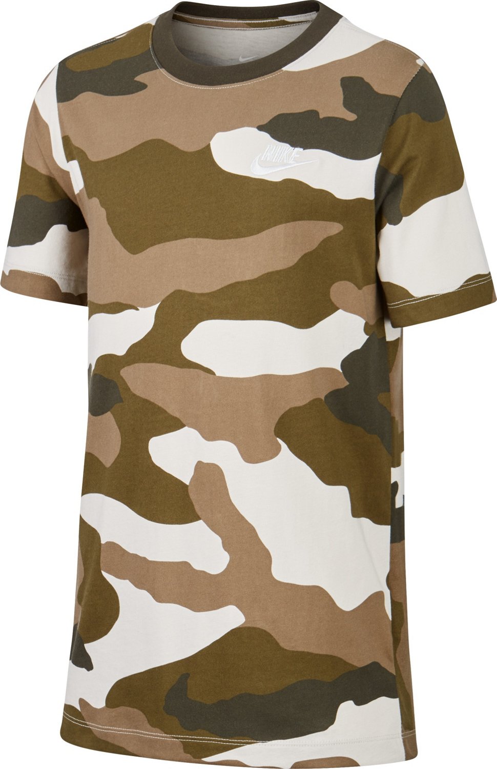 red camo nike shirt