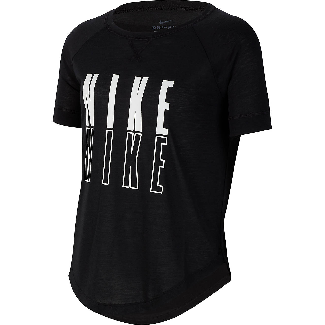 Nike Girls' Trophy Dri-FIT Graphic Training Top                                                                                  - view number 1