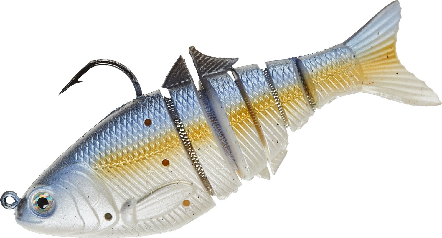 H2O XPRESS 3.5 in Multi Joint Soft Swim Bait Academy