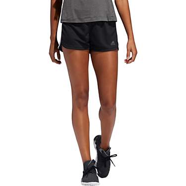 adidas Women's Pacer 3-Stripes Knit Shorts                                                                                      
