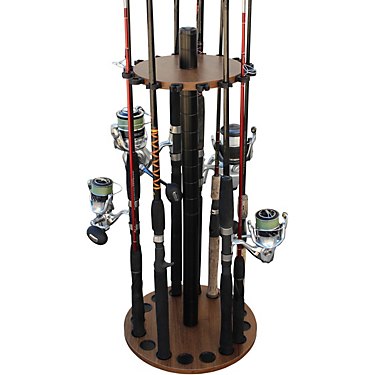 Rush Creek 16 Fishing Rod Round Rack