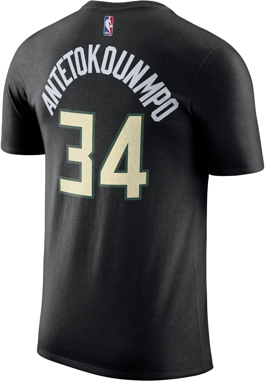 Nike Men's Milwaukee Bucks Gianni Antetokounmpo 34 Dri-FIT T-shirt ...