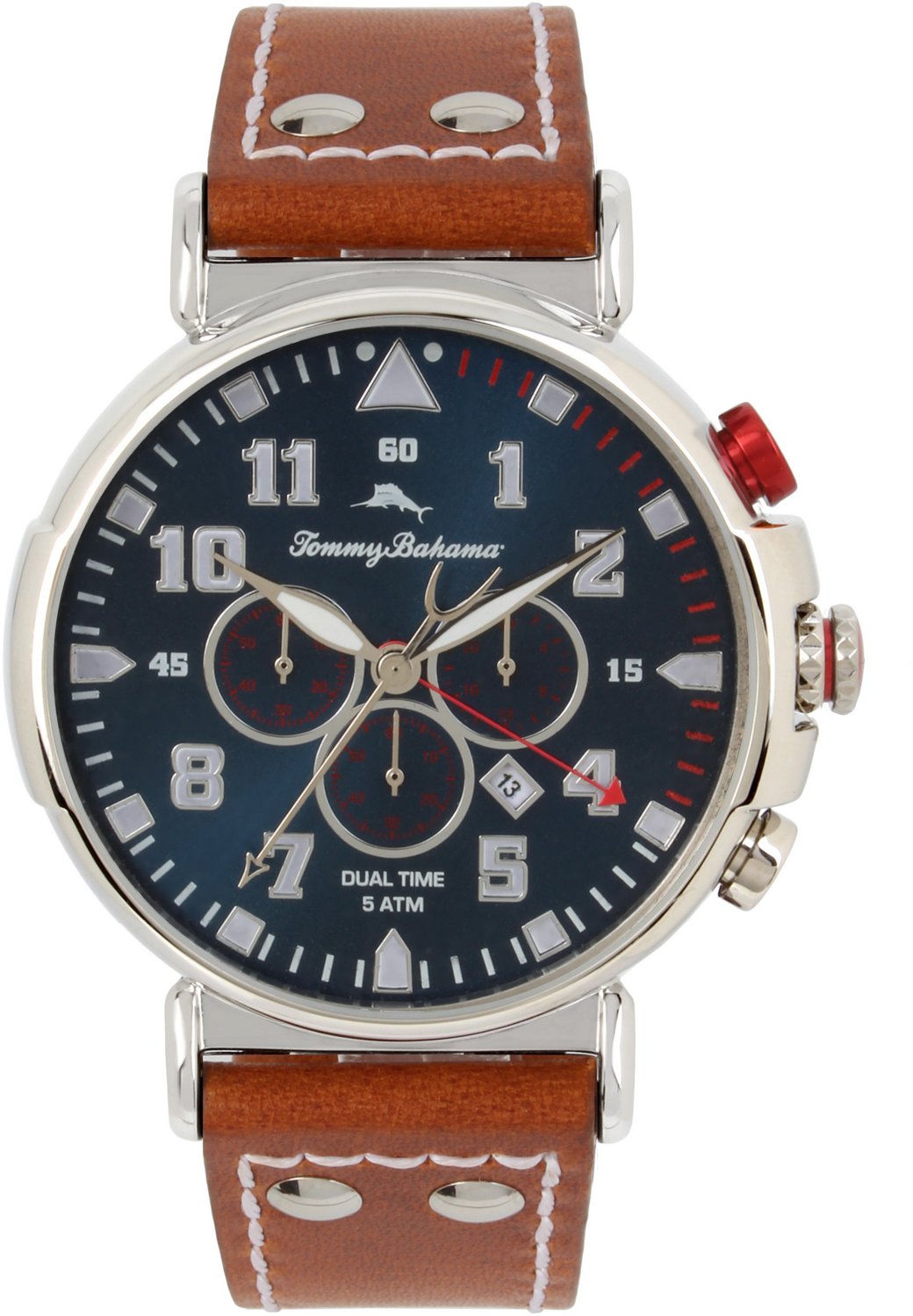 Tommy Bahama Men's Bay View Dual Time Chronograph Watch Academy