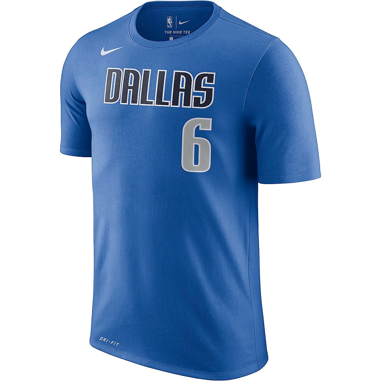 Nike Men's Dallas Mavericks Kristaps Porzingis 6 Dri-FIT T-shirt                                                                 - view number 2