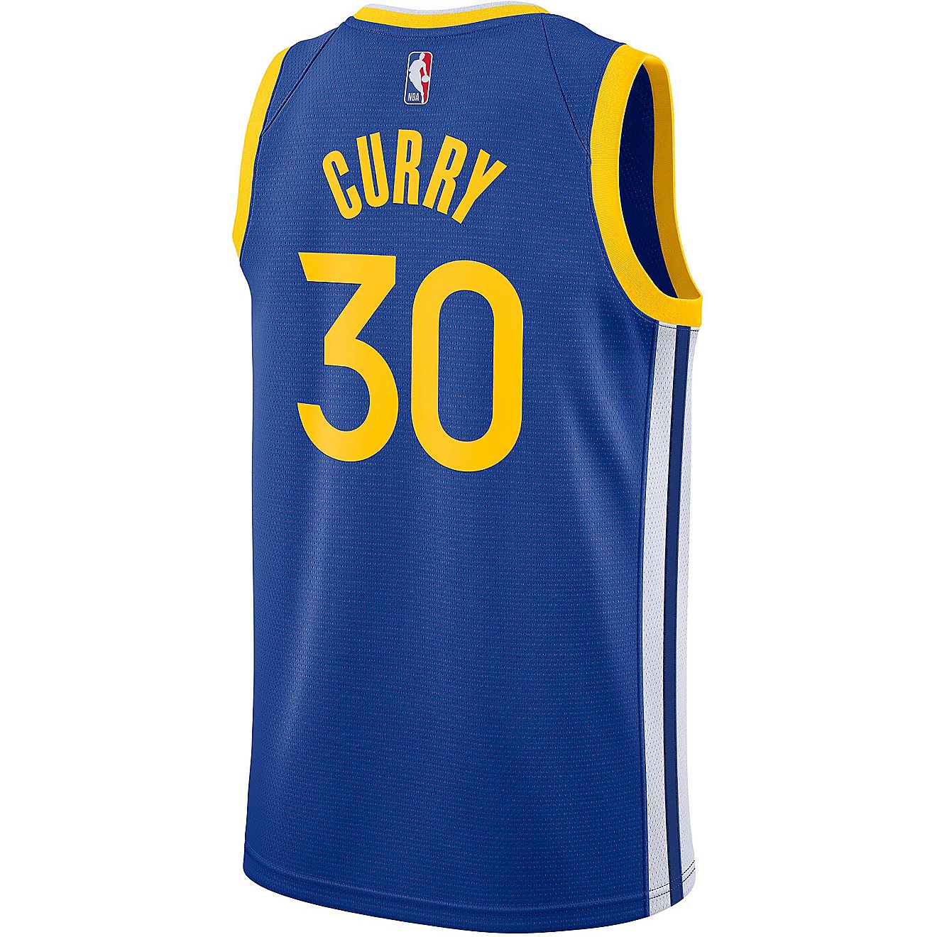 Nike Men's Golden State Warriors Stephen Curry 30 Icon Edition Swingman Jersey                                                   - view number 1