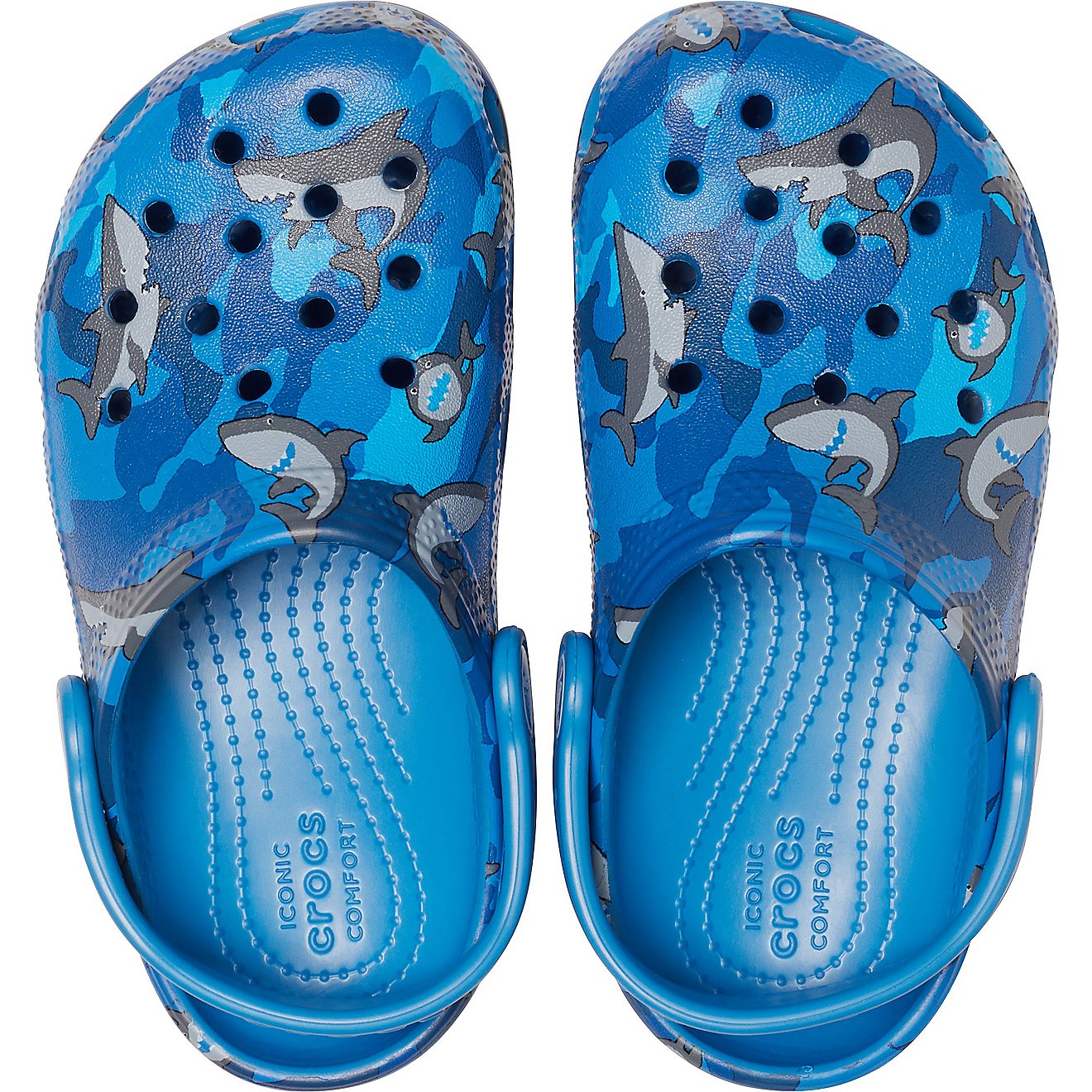 Crocs Boys' Classic Shark Clog Casual Shoes                                                                                      - view number 5