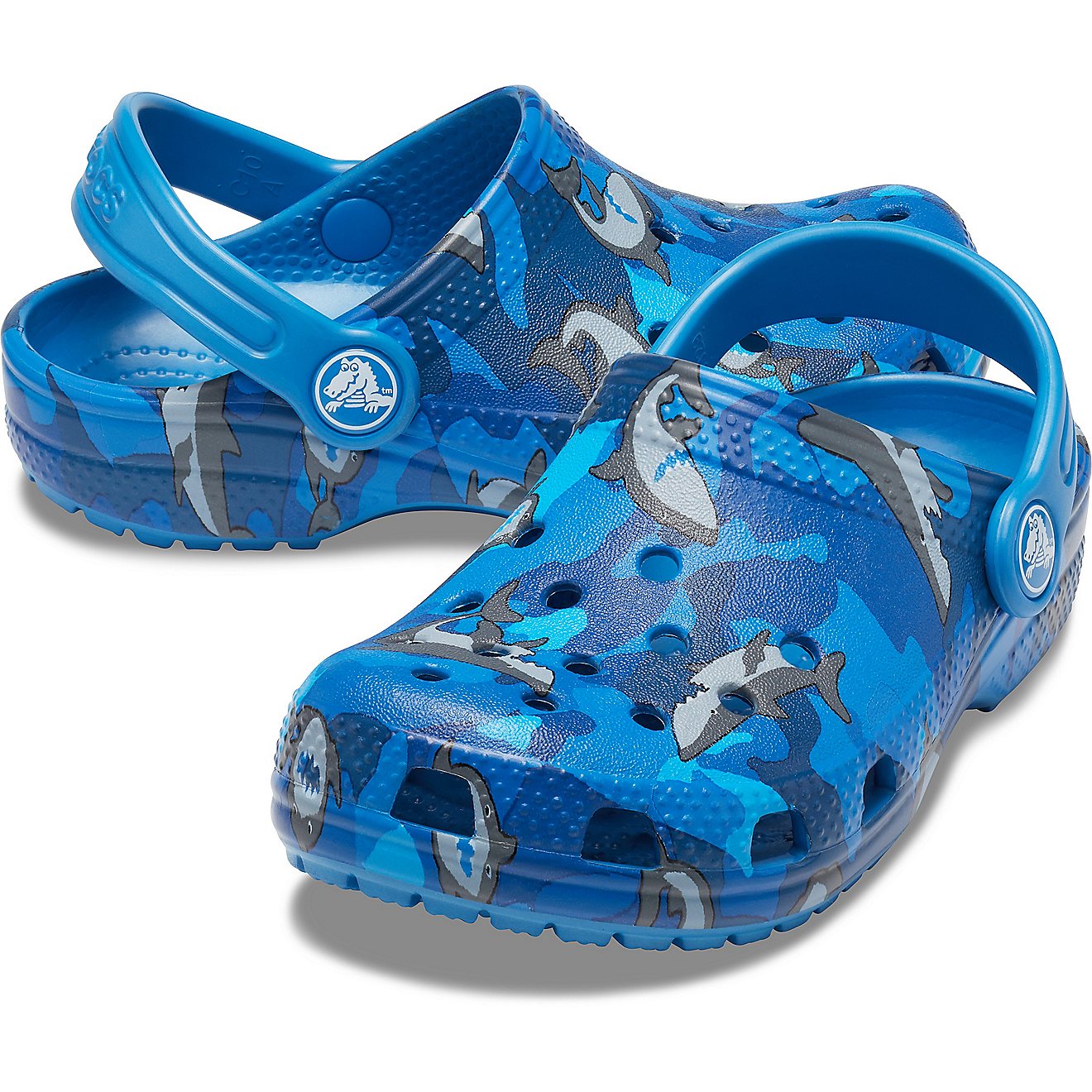 Crocs Boys' Classic Shark Clog Casual Shoes                                                                                      - view number 3