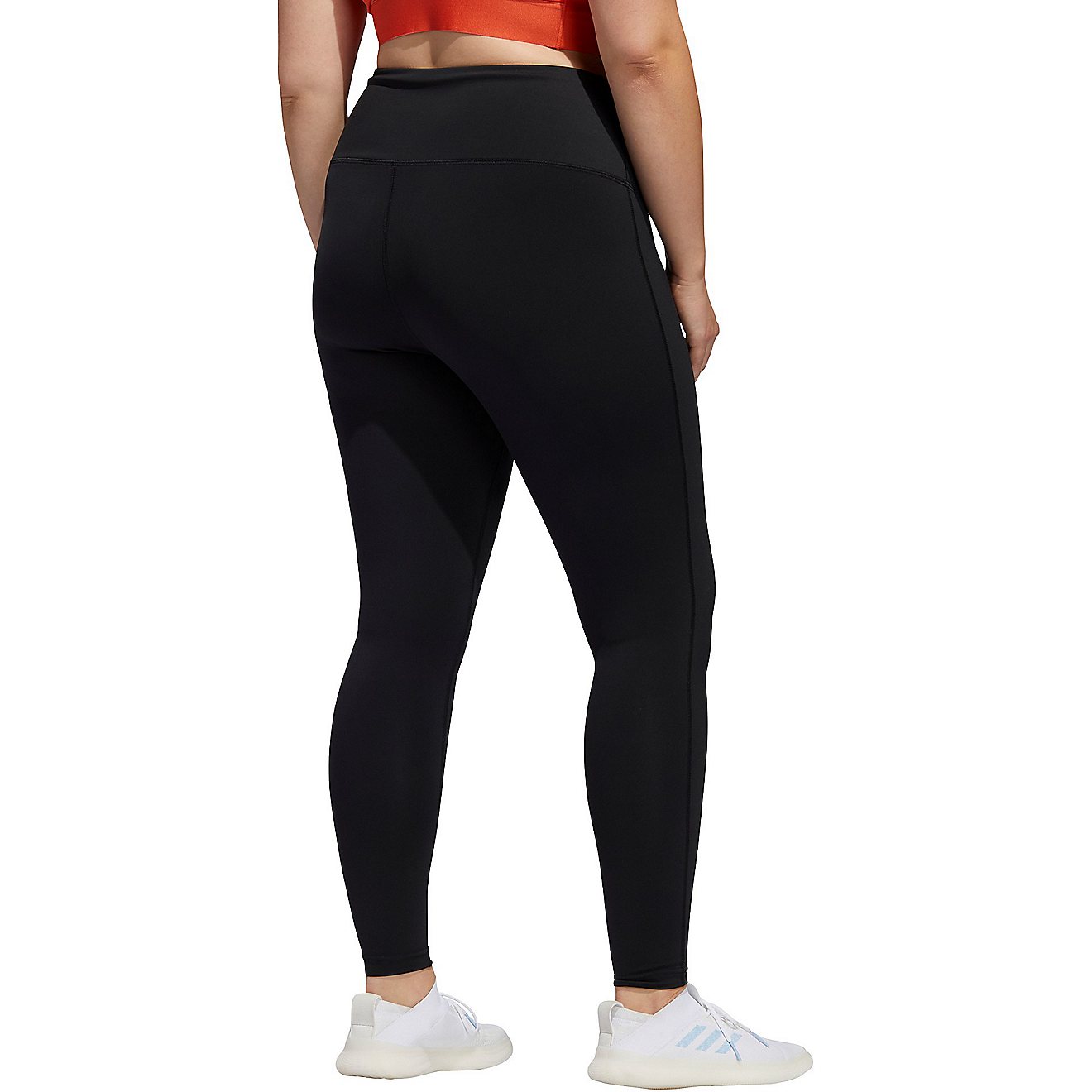 adidas Women's Believe This Solid Heather Plus Size Tights                                                                       - view number 2