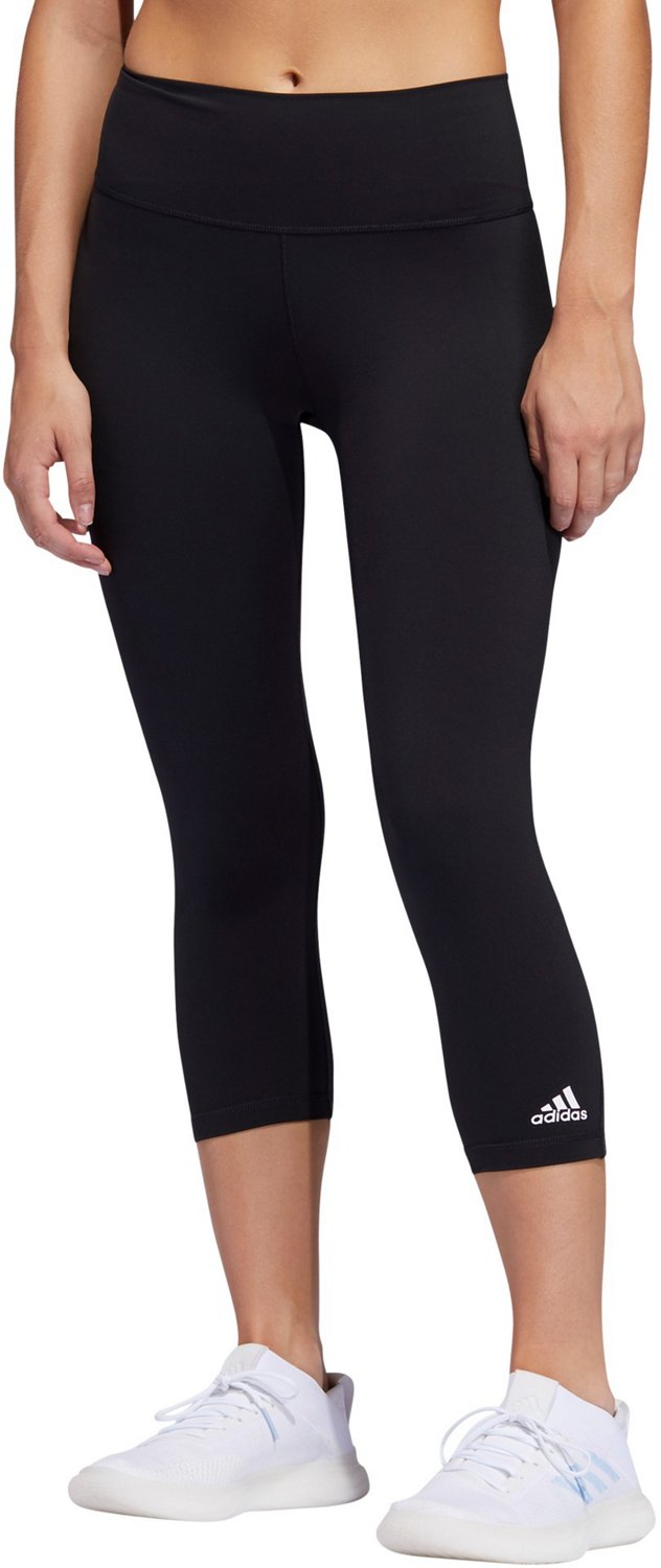 adidas Women's Believe This 3-Stripes Capri Tights | Academy