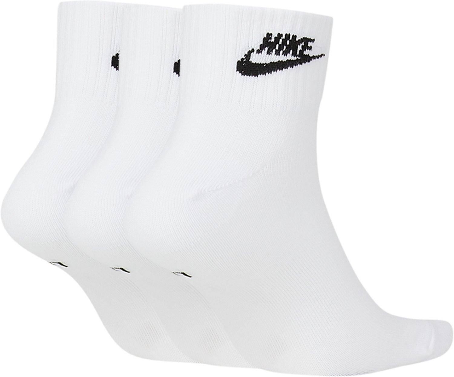 Nike Adults' Everyday Essential Ankle Socks 3 Pack | Academy