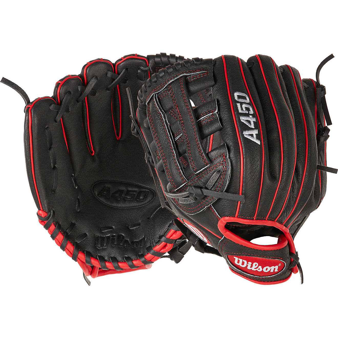 Wilson Kids' A450 11 in Utility Baseball Glove                                                                                   - view number 1