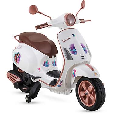 KidTrax Kids' Disney Princess 6V Vespa Scooter Ride-On Toy                                                                      