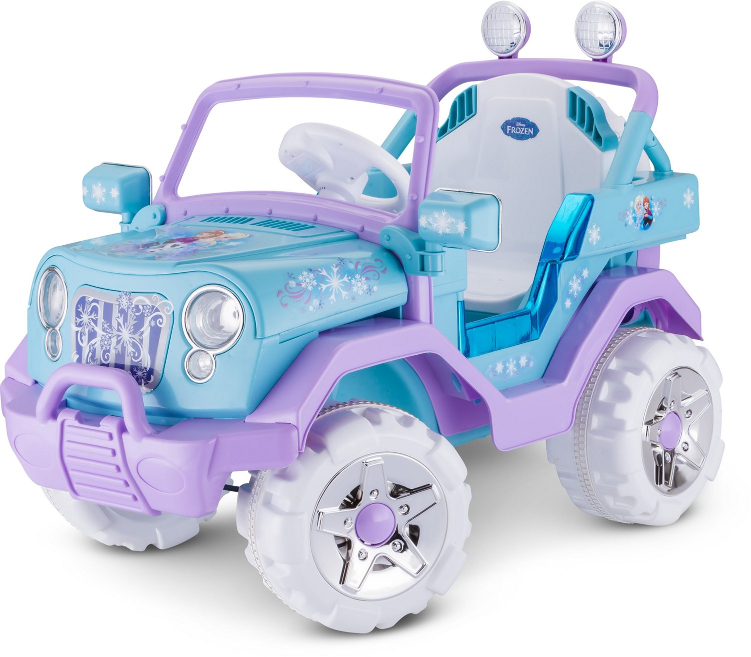 frozen electric jeep