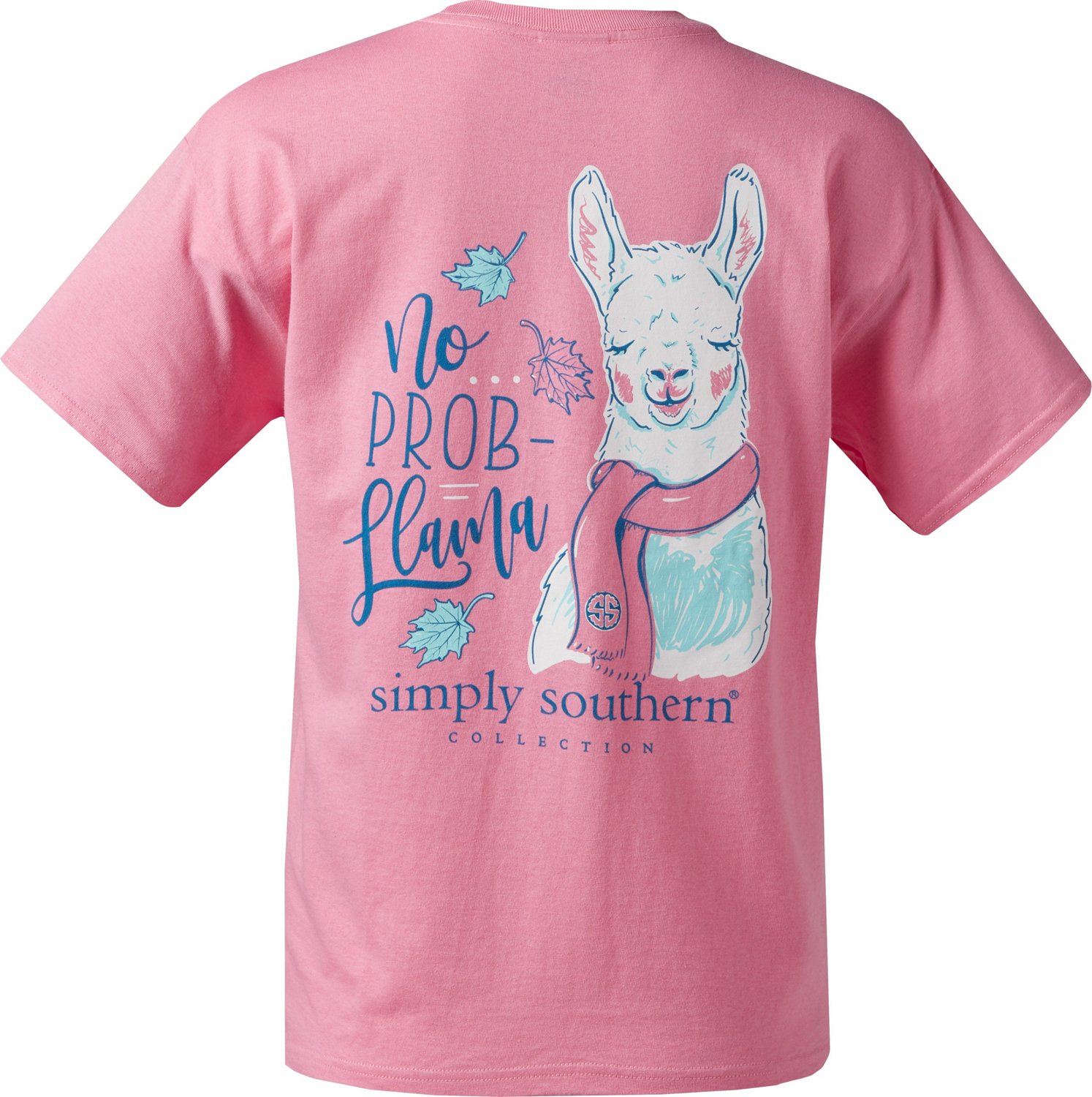 Simply Southern Girls Llama Graphic T Shirt Academy