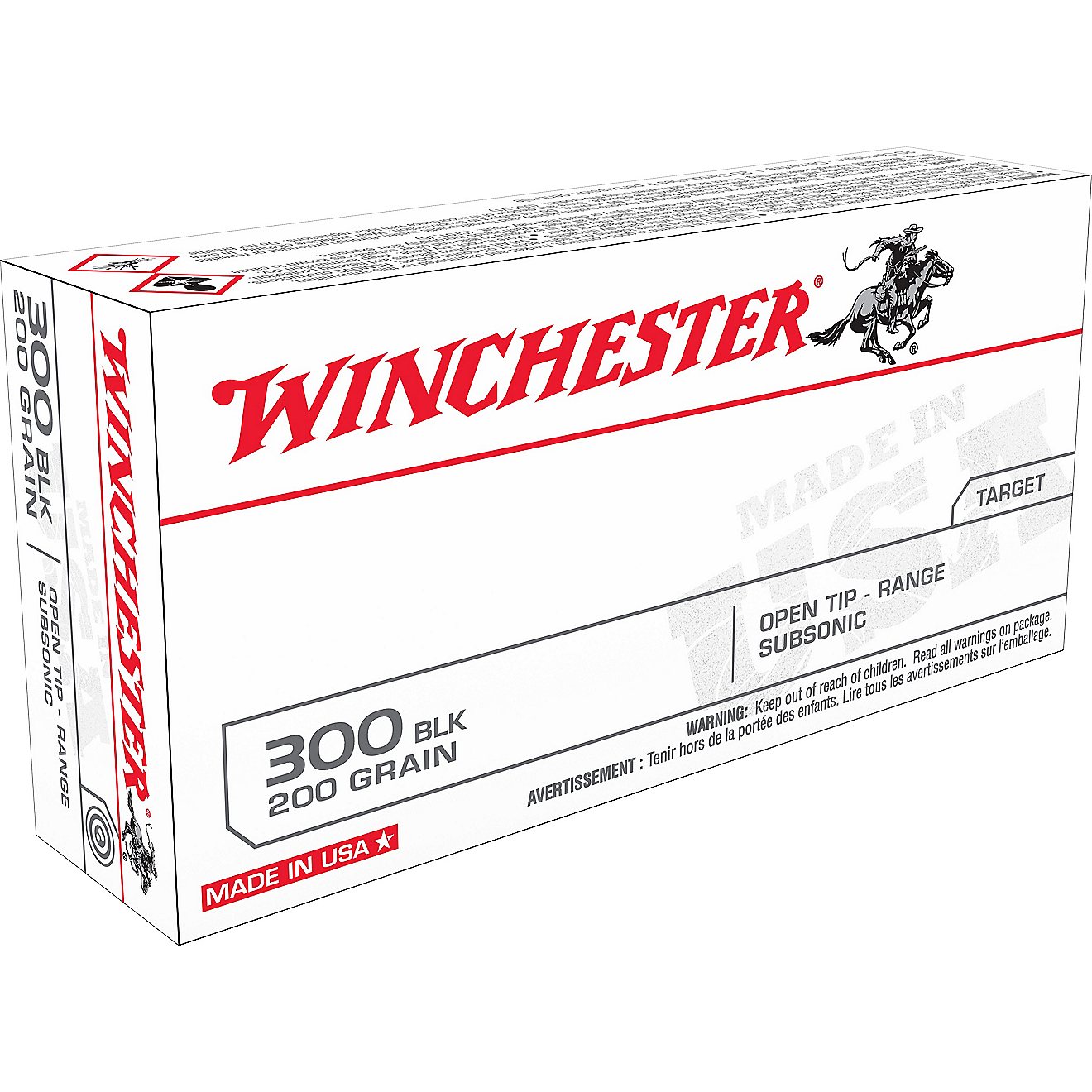 Winchester .300 Blackout 200-Grain Centerfire Rifle Ammunition                                                                   - view number 1