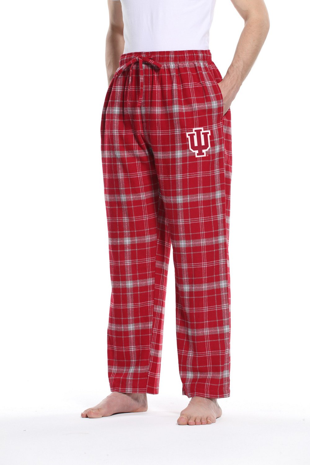 College Concept Men's Indiana University Ultimate Flannel Pants Academy
