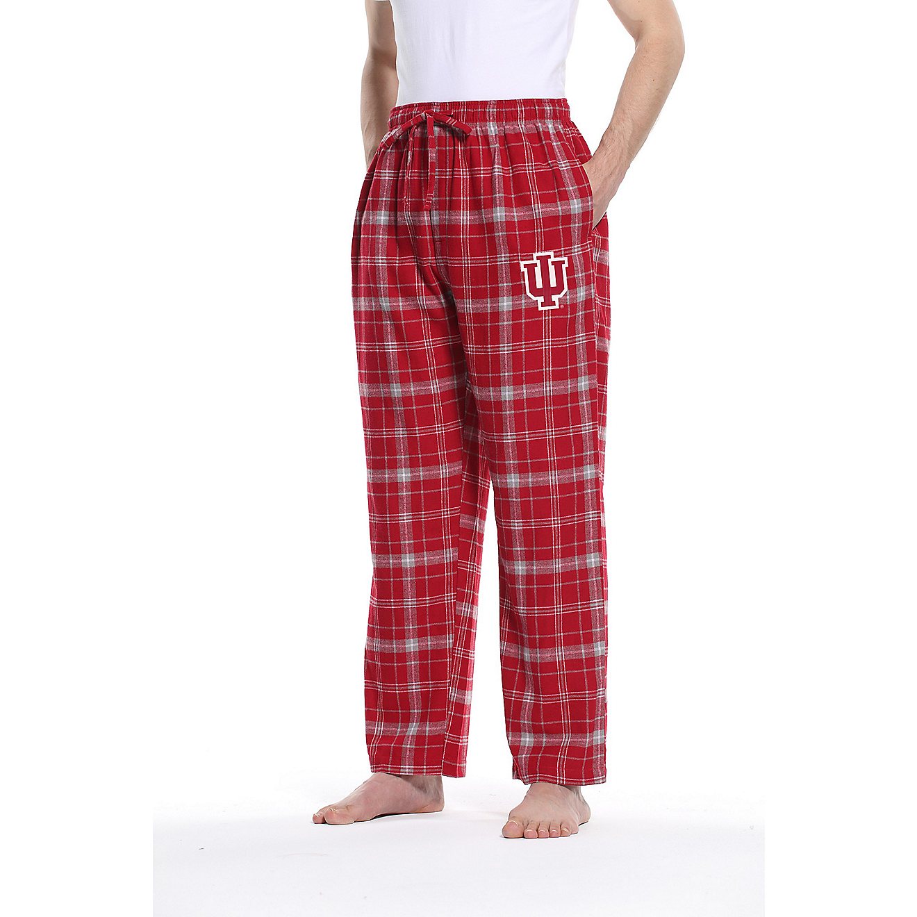 College Concept Men's Indiana University Ultimate Flannel Pants                                                                  - view number 1