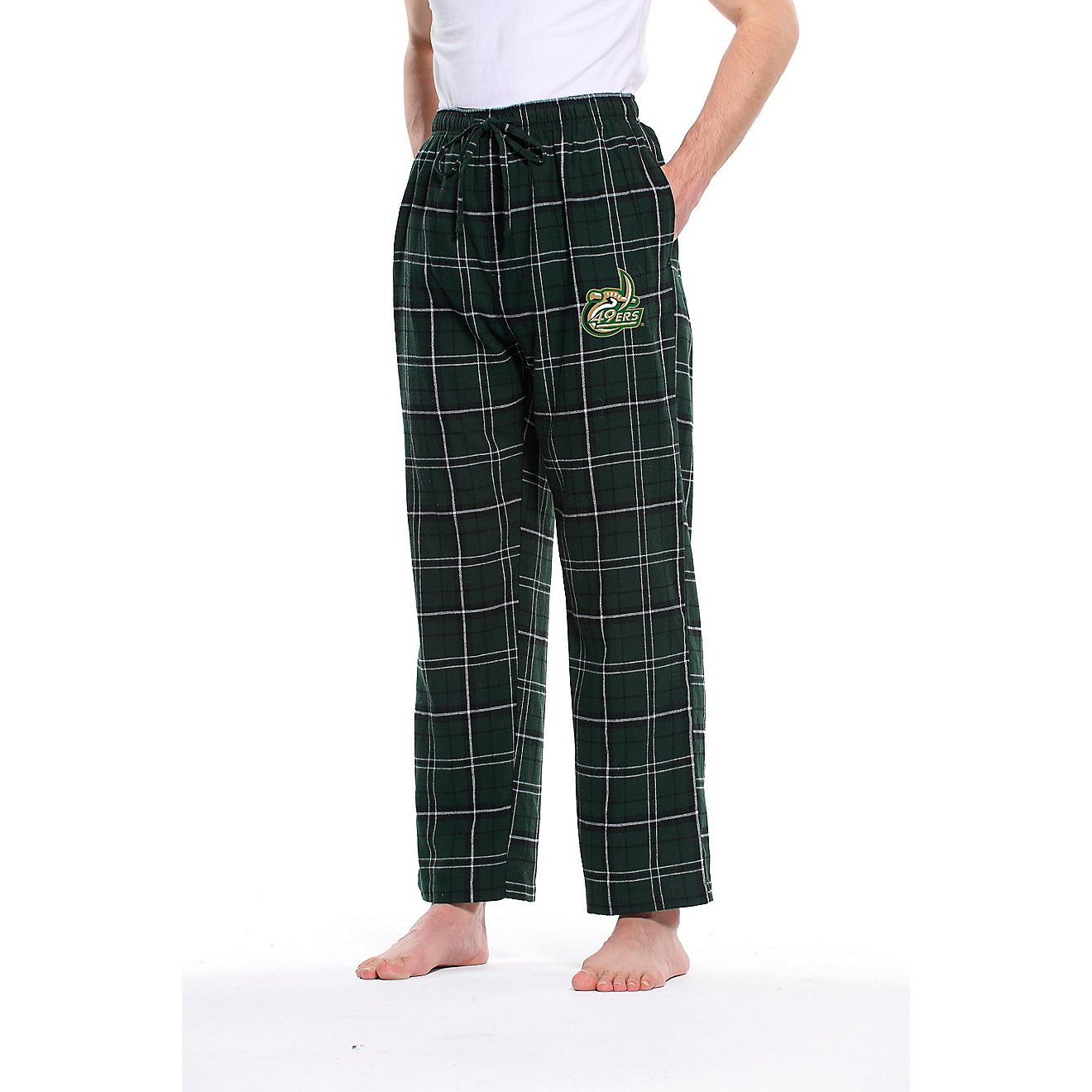 College Concept Men's University of North Carolina at Charlotte Ultimate Flannel Pants                                           - view number 1