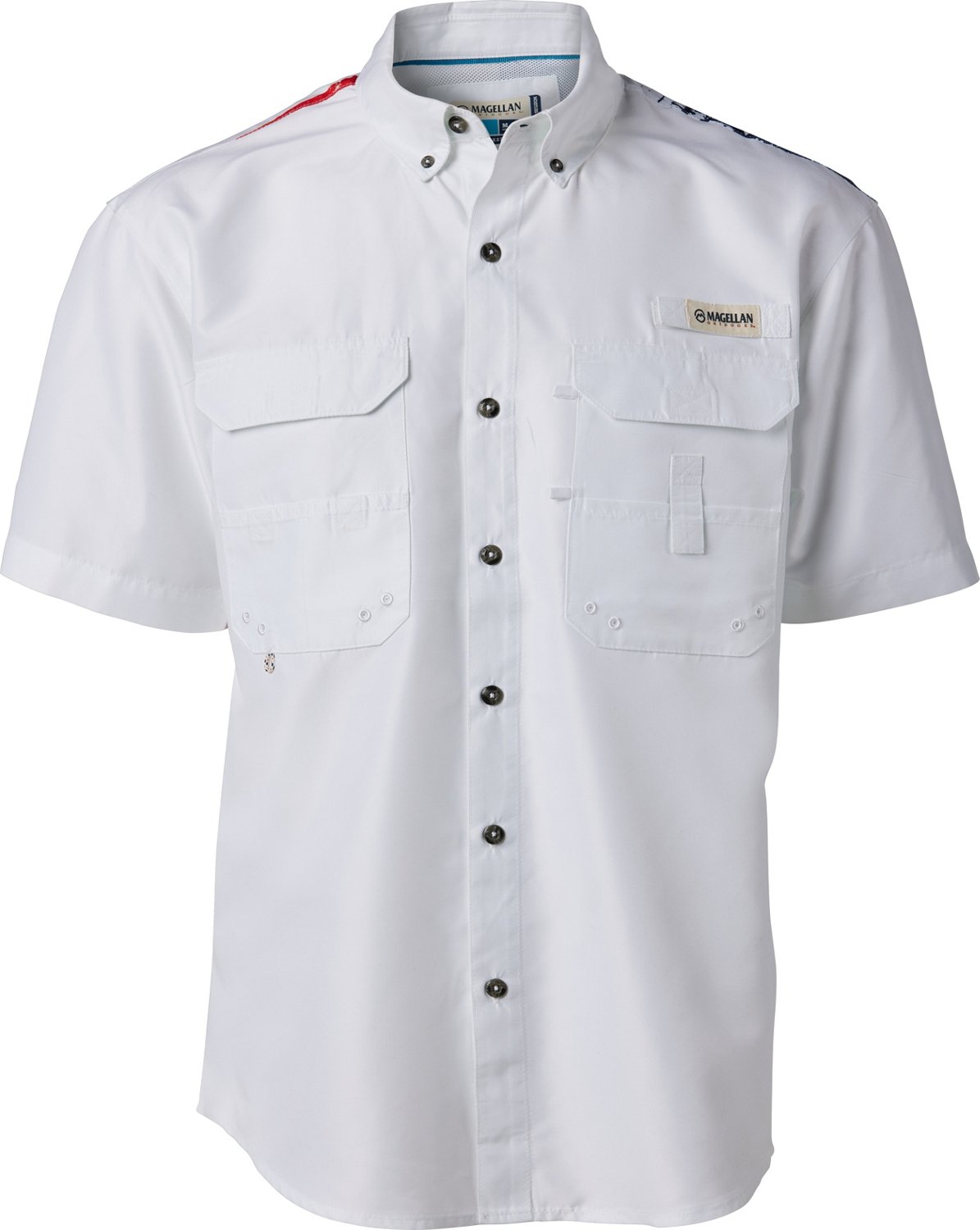 Magellan Outdoors Men's Lake Fork Americana Fishing Shirt Academy