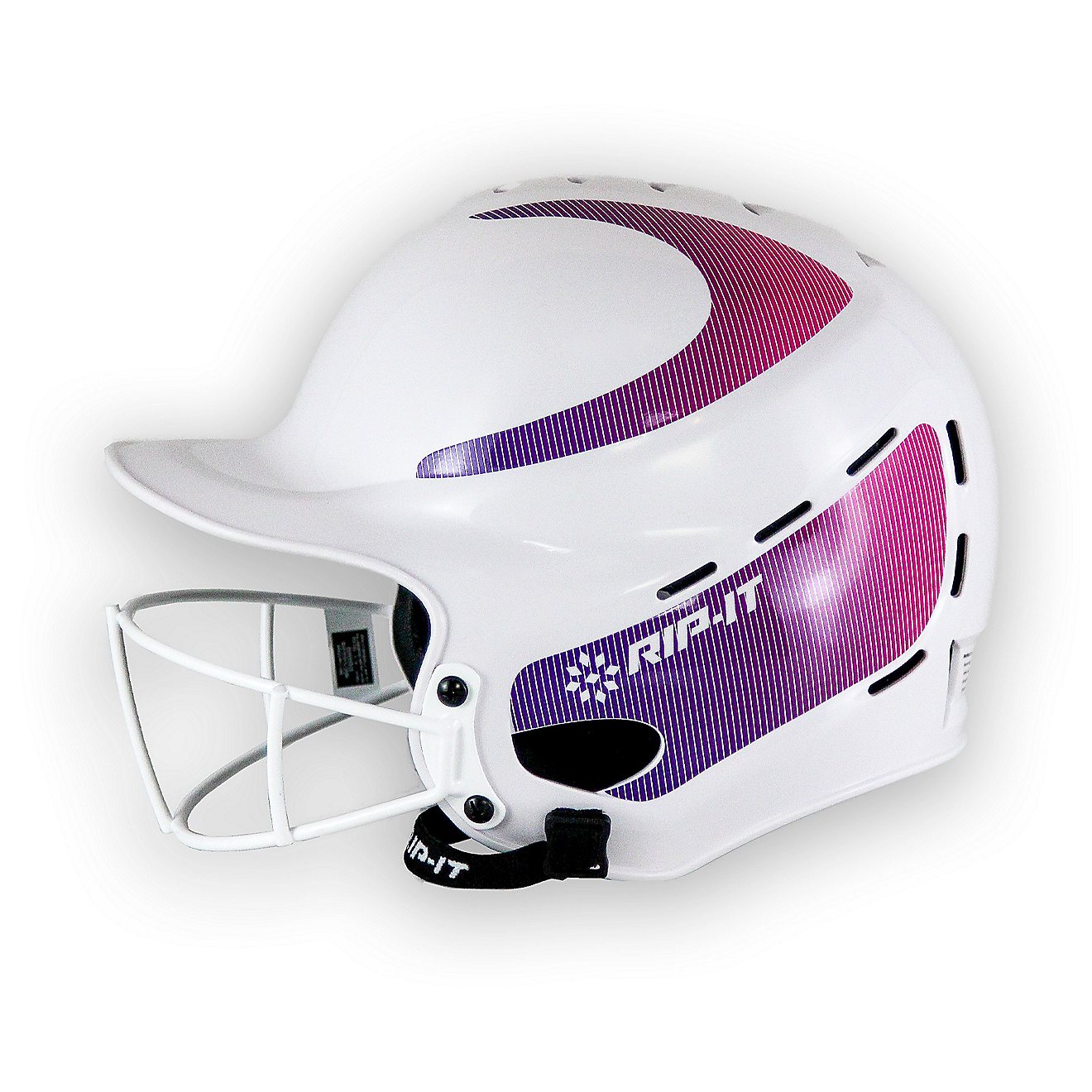 RIP-IT Women's Vision Pinstripe Softball Batting Helmet                                                                          - view number 2
