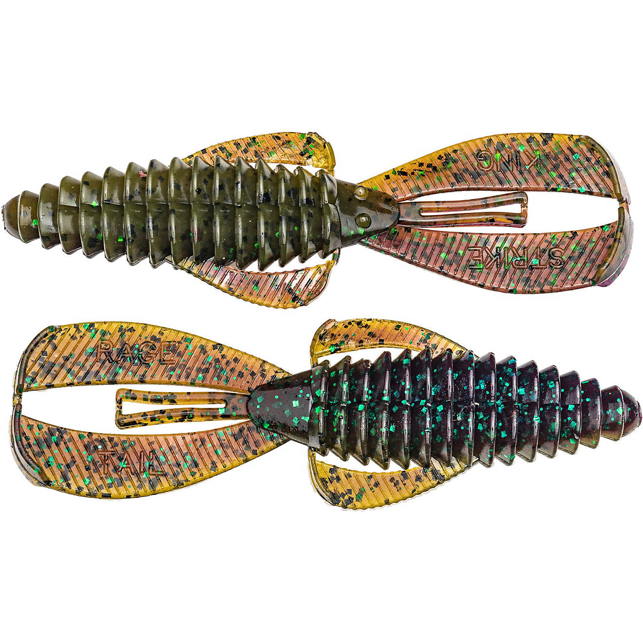 Strike King Rage Tail Bug 4 in Soft Baits 7-Pack                                                                                 - view number 1