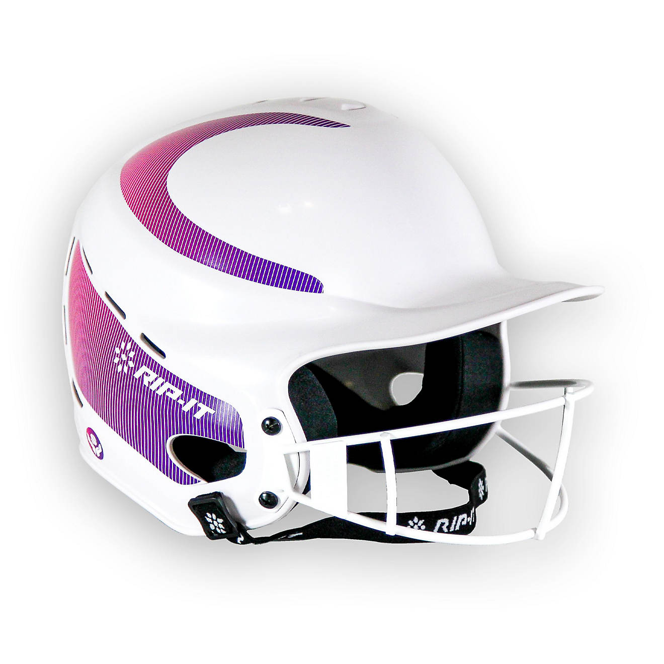 RIP-IT Women's Vision Pinstripe Softball Batting Helmet                                                                          - view number 1