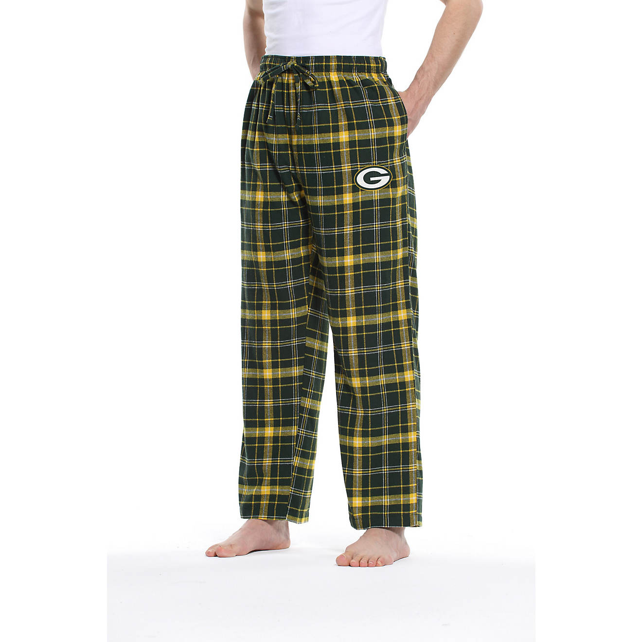 College Concept Men's Green Bay Packers Ultimate Flannel Pants                                                                   - view number 1