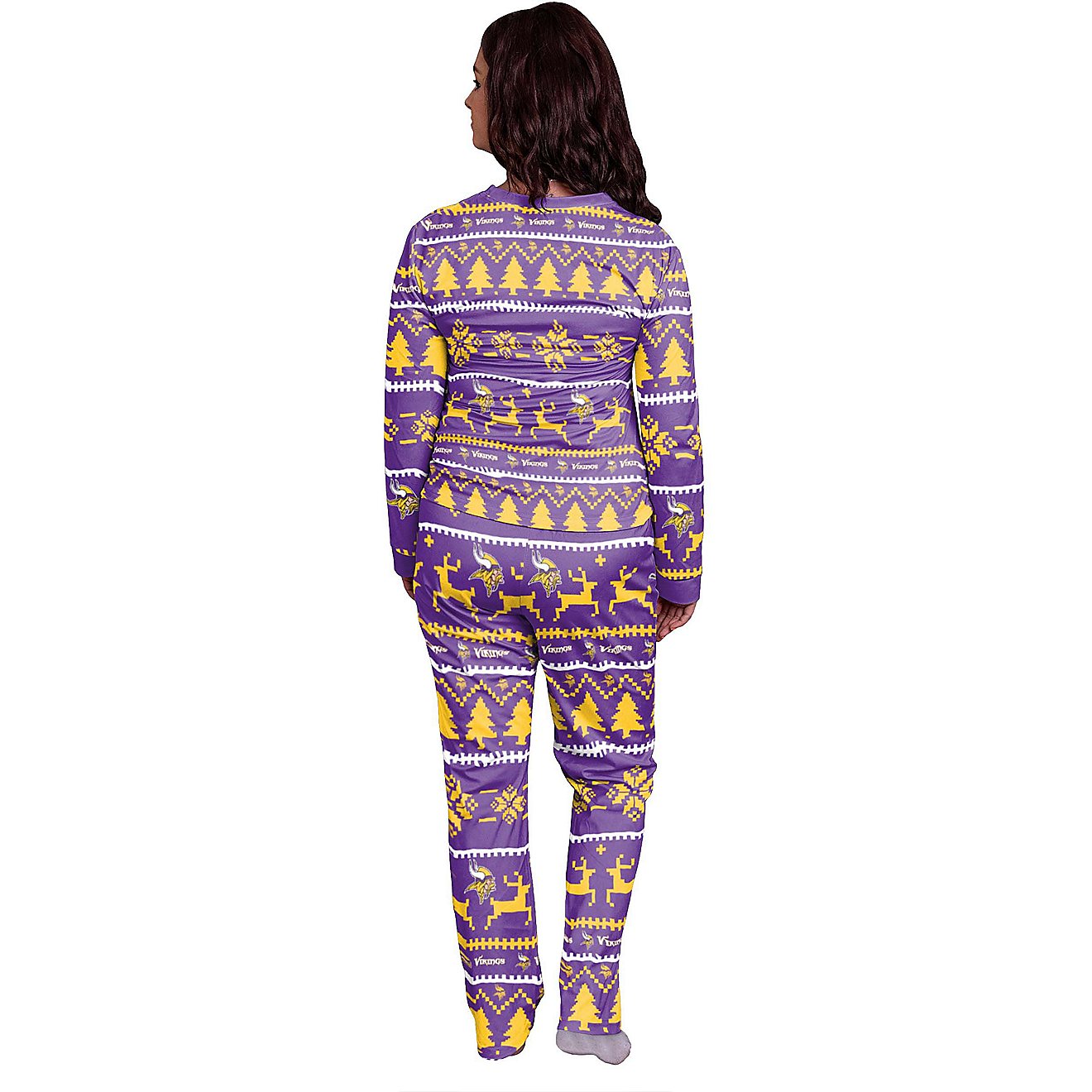 Forever Collectibles Women's Minnesota Vikings Holiday Pajama Set                                                                - view number 2