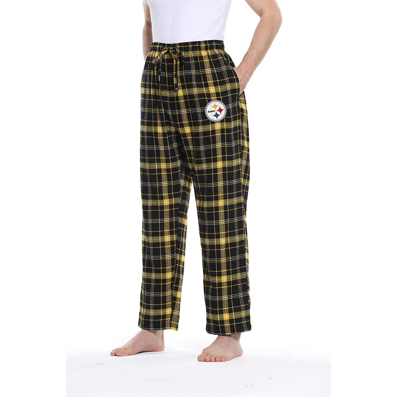 College Concept Men's Pittsburgh Steelers Ultimate Flannel Pants | Academy