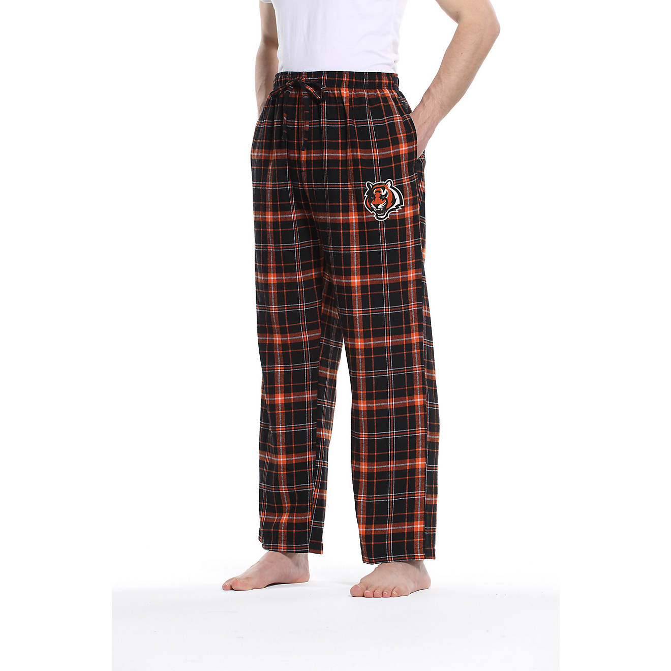 College Concept Men's Cincinnati Bengals Ultimate Flannel Pants                                                                  - view number 1