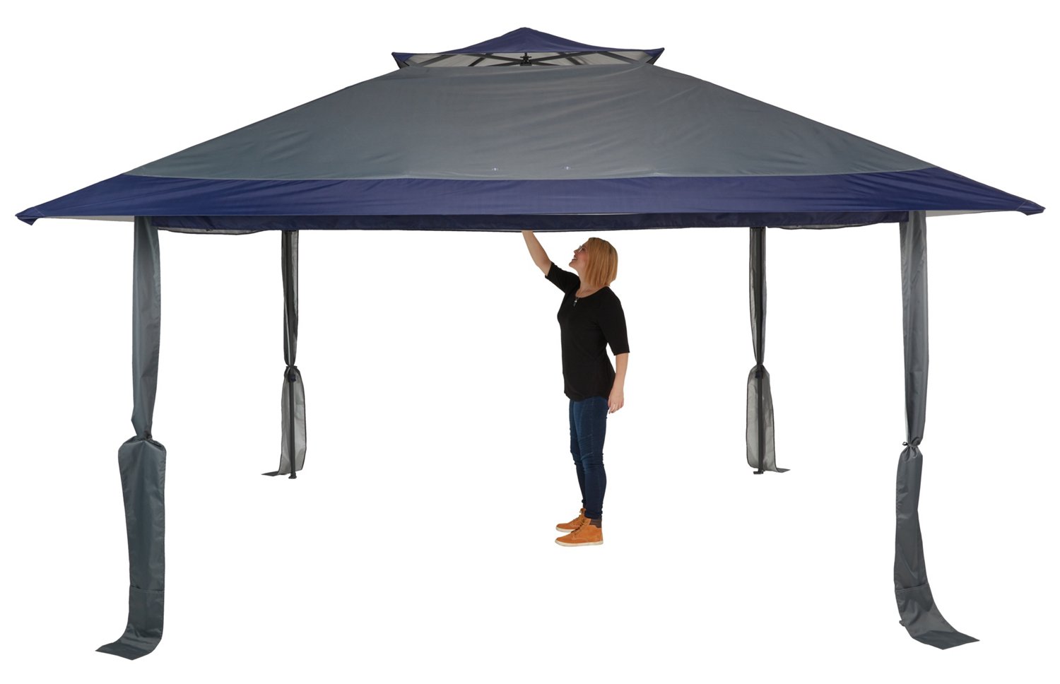 Mosaic 1Push 13 ft x 13 ft Gazebo Canopy Academy