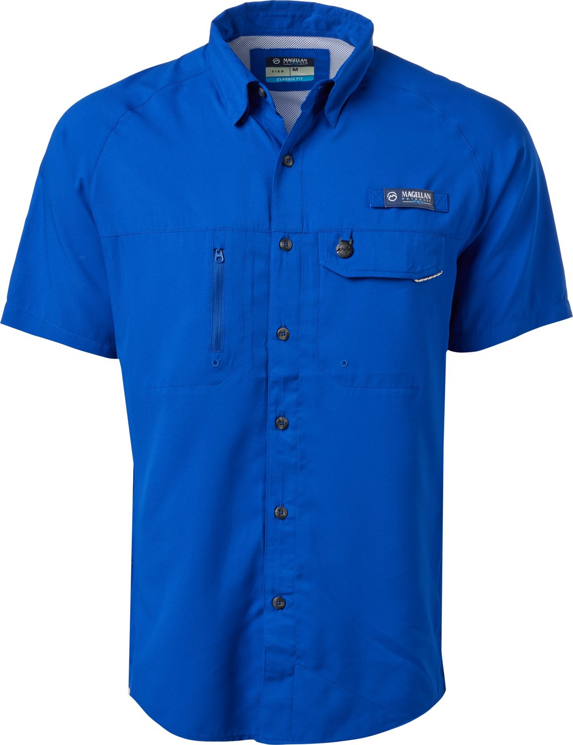 Magellan Outdoors Pro Men's Pro Angler Fishing Button-Down Shirt | Academy