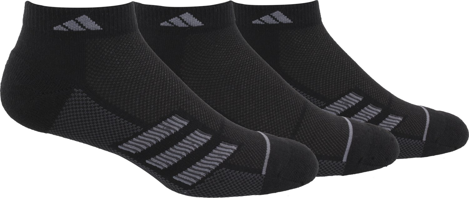 Photo 1 of [Size 6-12] adidas Men's Superlite Stripe II Low Cut Socks 3 Pack