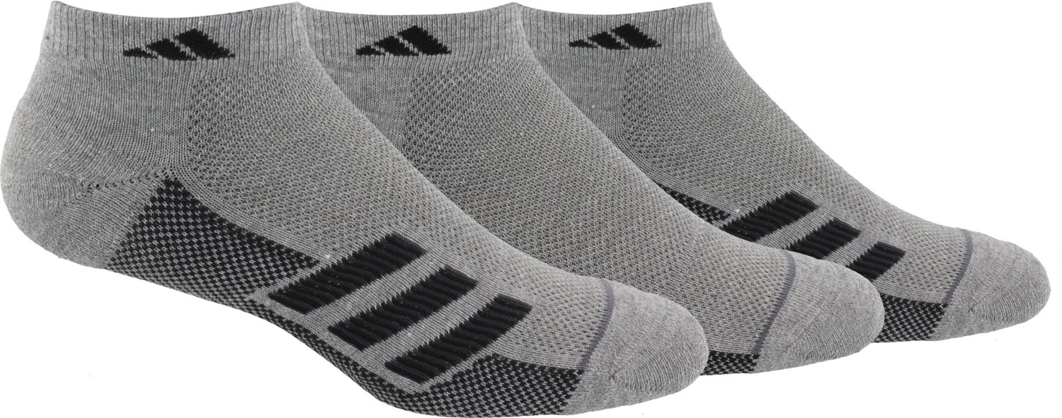 adidas Men's Superlite Stripe II Low Cut Socks 3 Pack Academy